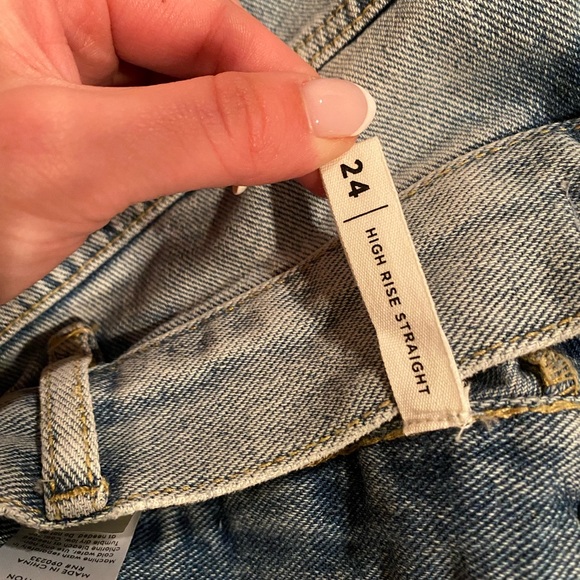 pacsun high rise straight jeans - Picture 2 of 3